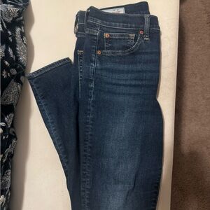 GAP Women's High Rise True Skinny Jeans - Deep Blue